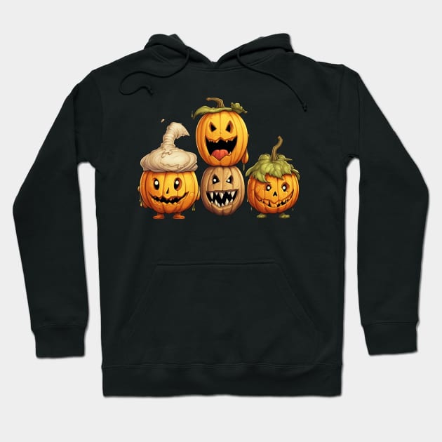 Pumpkins for Halloween Hoodie by emblemat2000@gmail.com